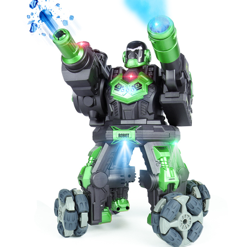 JC09 2.4 グラム RC ロボットバトルスプレーシュートロボデュアルリモコン付きヒューマノイド戦闘ロボットのおもちゃ子供のためのクリスマスギフトのおもちゃ