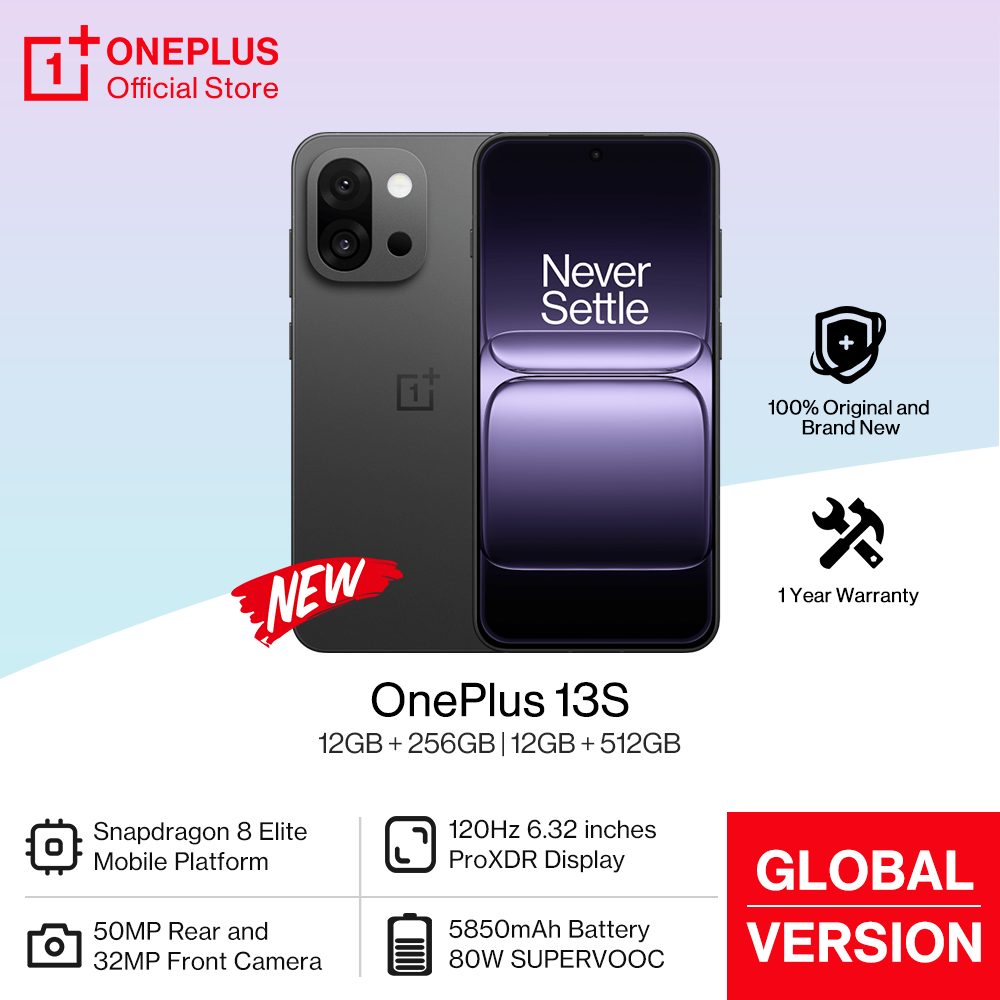まったく新しい OnePlus 13S グローバル バージョン スマートフォン Snapdragon 8 Elite 6.32 インチ 120Hz ProXDR ディスプレイ 5850mAh 80W SUPERVOC 高速充電