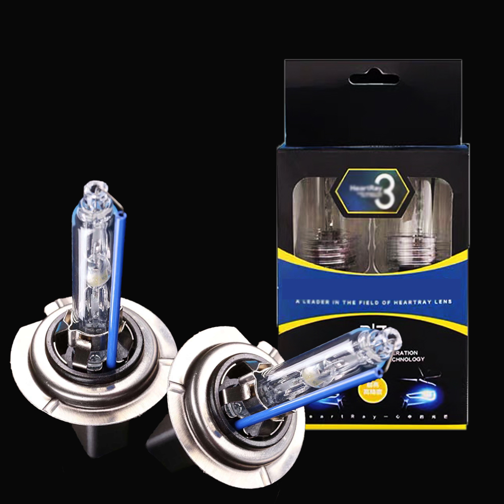 オリジナル 35 ワット HeartRay H1 4500K HID 電球メタルベース H7 5500K H11 9005 9006 D2H 6500K 高速高輝度車キセノン電球