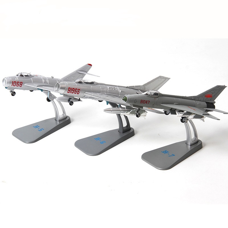 1/72 スケール J-5 J-6 J-7 ダイキャストメタル軍事化戦闘機模型玩具ハイエンド戦闘機模型航空機ギフト用