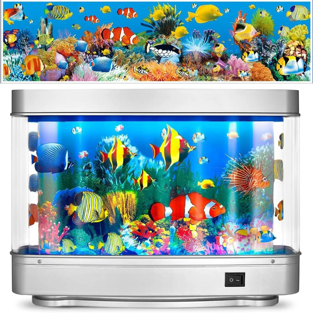 海洋水族館装飾ランプ人工熱帯魚水槽水族館ライトモーションランプナイトライト仮想移動模倣