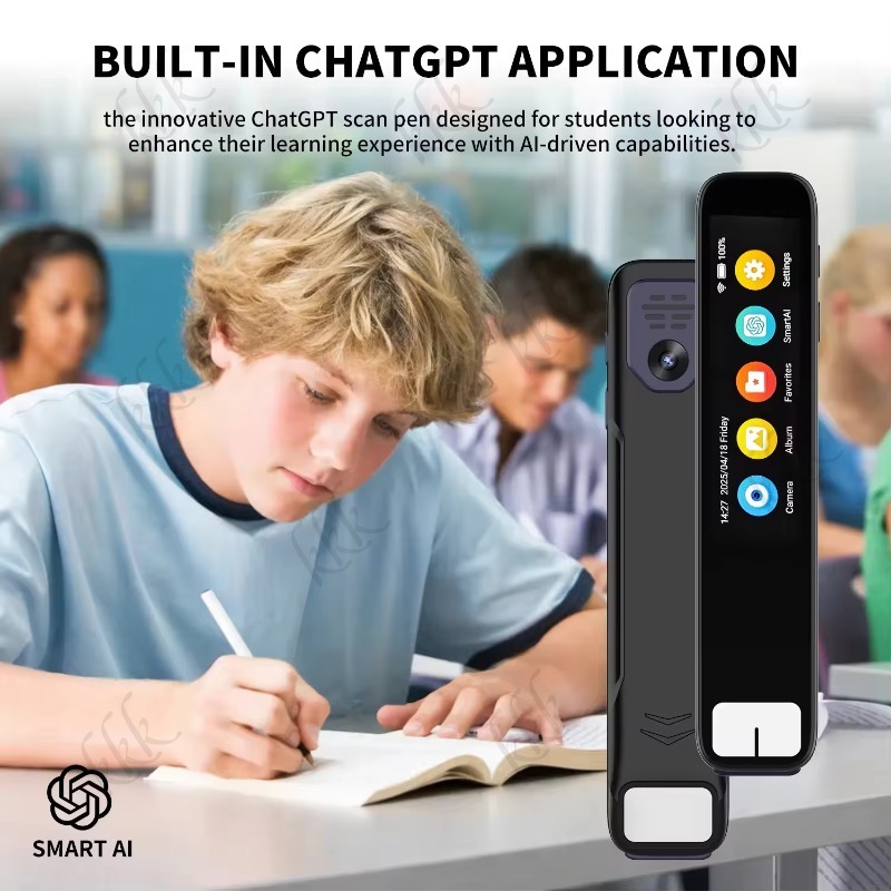 新しい AI スマート ペン ChatGPT 統合 142 言語 OCR スキャナー タッチ スクリーン StudyTravel 用オフライン オンライン翻訳
