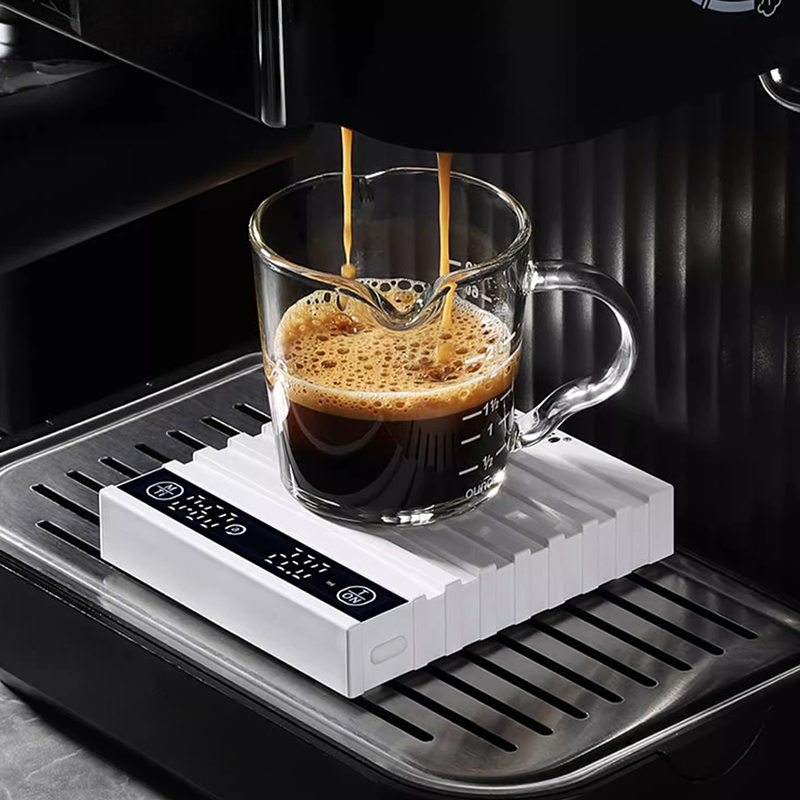 充電式コーヒー電子スケール自動タイミングベーキング用の精密キッチンスケール、グラム計量で高​​精度