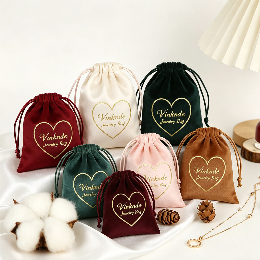 50/100 個 Personalizd ジュエリー巾着フランネルバッグリングイヤリングブレスレット香水キーホルダー化粧品包装ベルベットポーチ