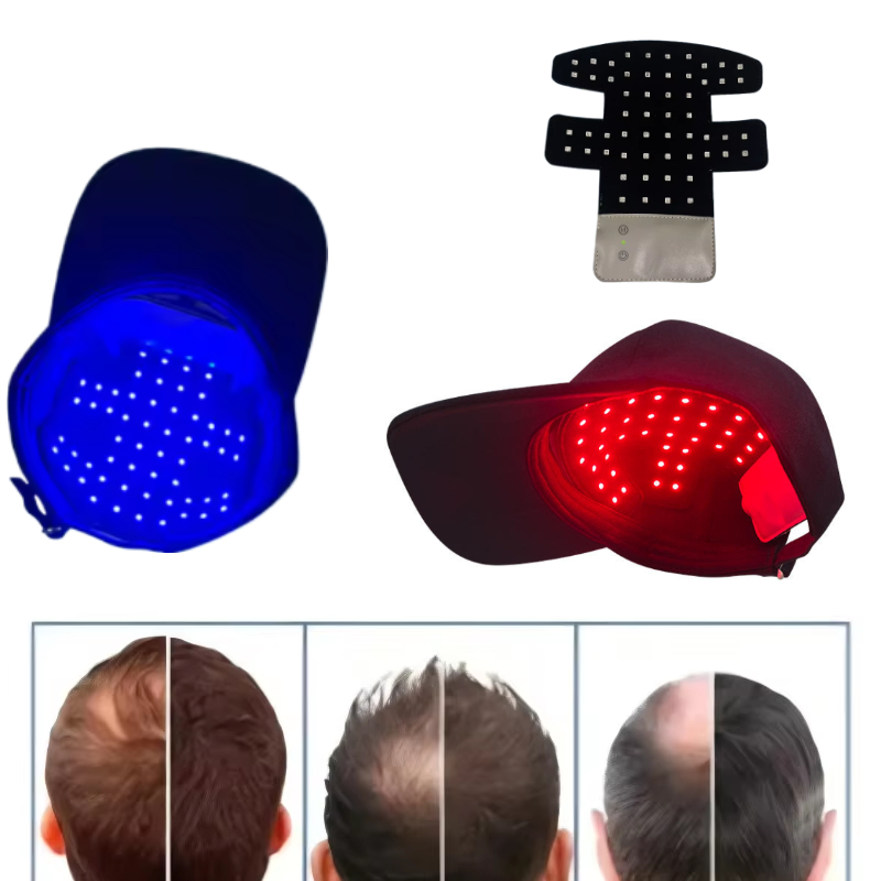 育毛キャップ抗脱毛と成長 56 LED ヘルメット帽子発毛光線療法装置リラックスヘッドトリートメントハットマシン