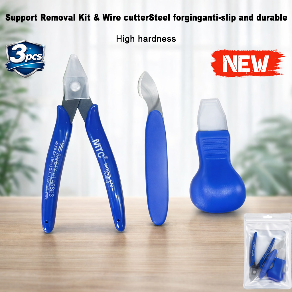 サポート除去用 3D プリンターツールキット PLA ABS UV ライト硬化モデル材料サポート除去カッター 3D プリンターアクセサリー