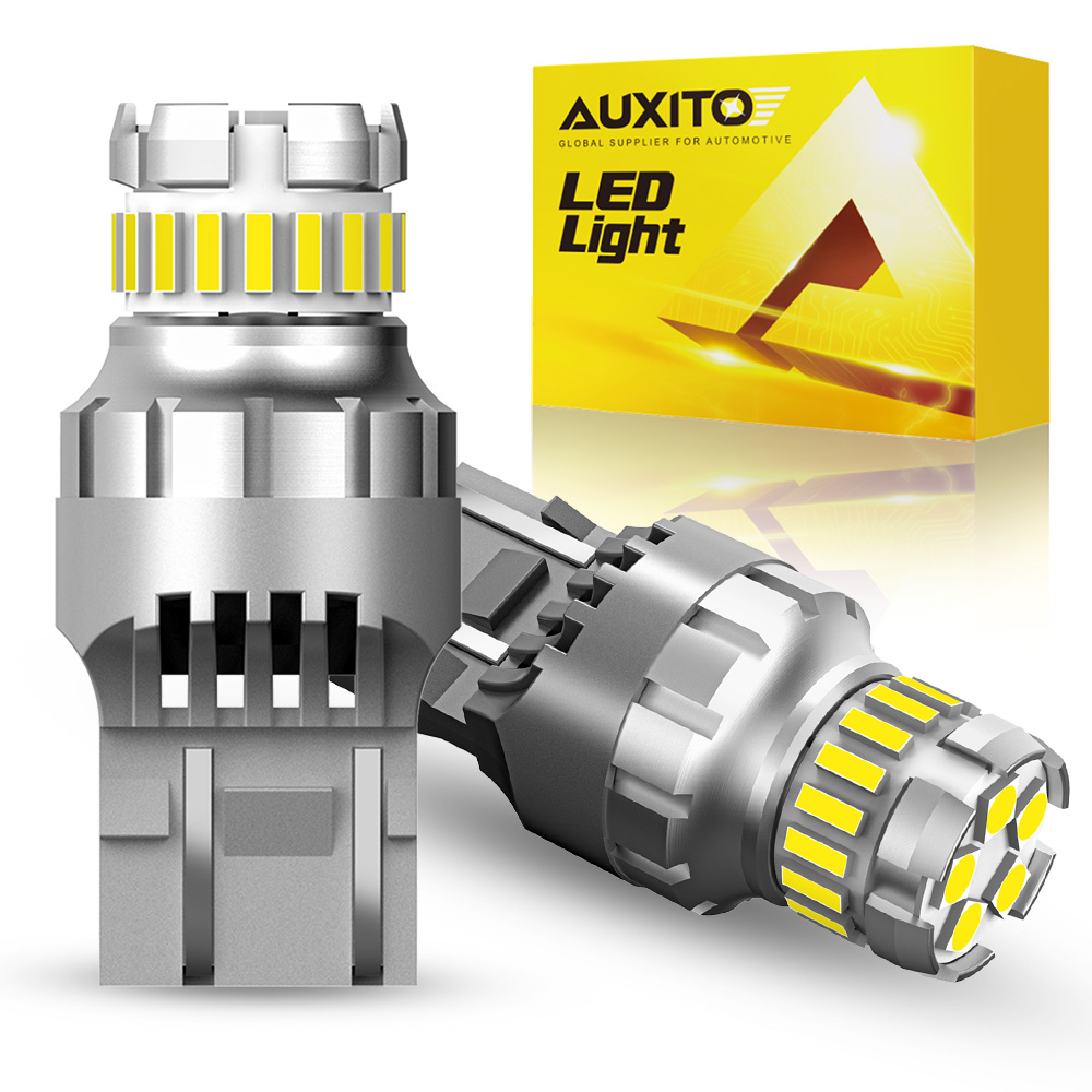 AUXITO 2 個 T20 LED W21/5 ワット 7443 7440 W21W LED 電球 6500 K ホワイト Lada オペル駐車場ポジションライト DRL デイタイムランニングランプ