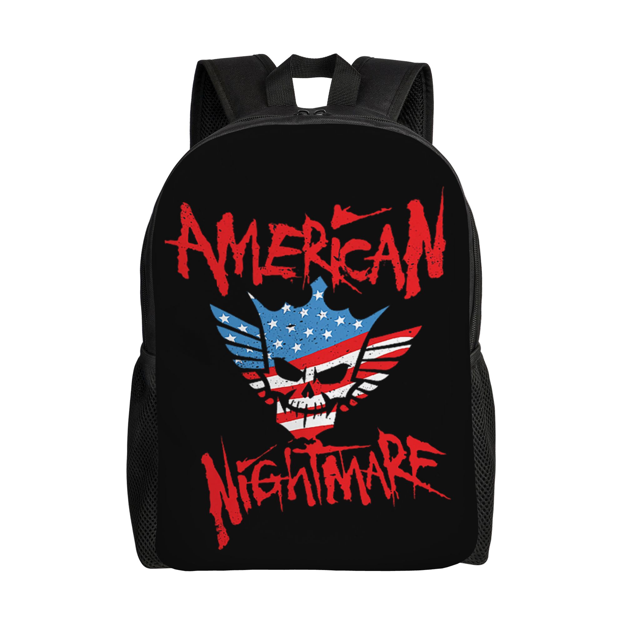 Cody Rhodes アメリカンナイトメアロゴシバイヌファッションバックパックアウトドア高校通勤デイパックカレッジショルダーバッグ