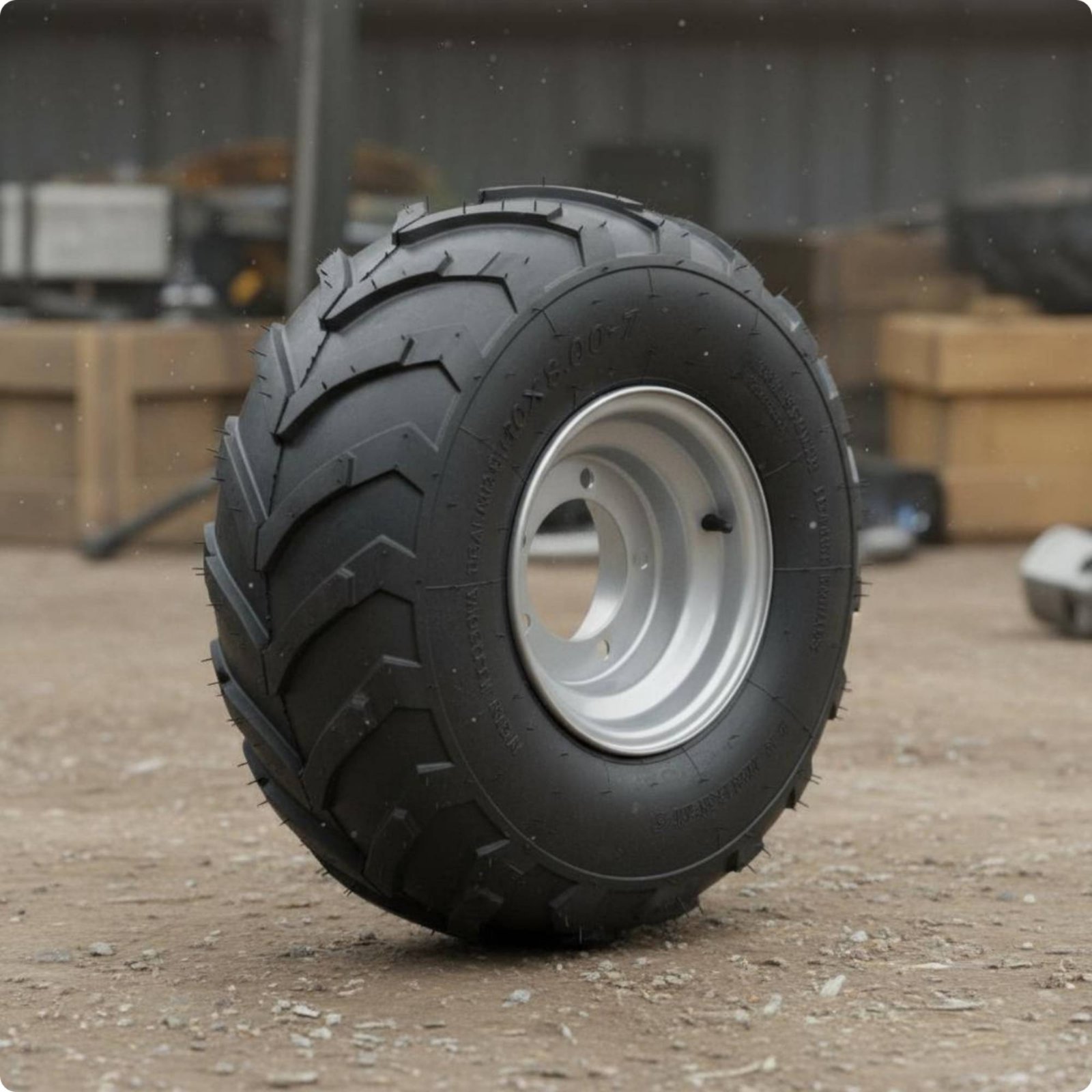 ゴーカートカートタイヤとリム高耐久 16x8-7 ゴーカートカートホイールタイヤアウェイロードパーツ高性能ビーチ用
