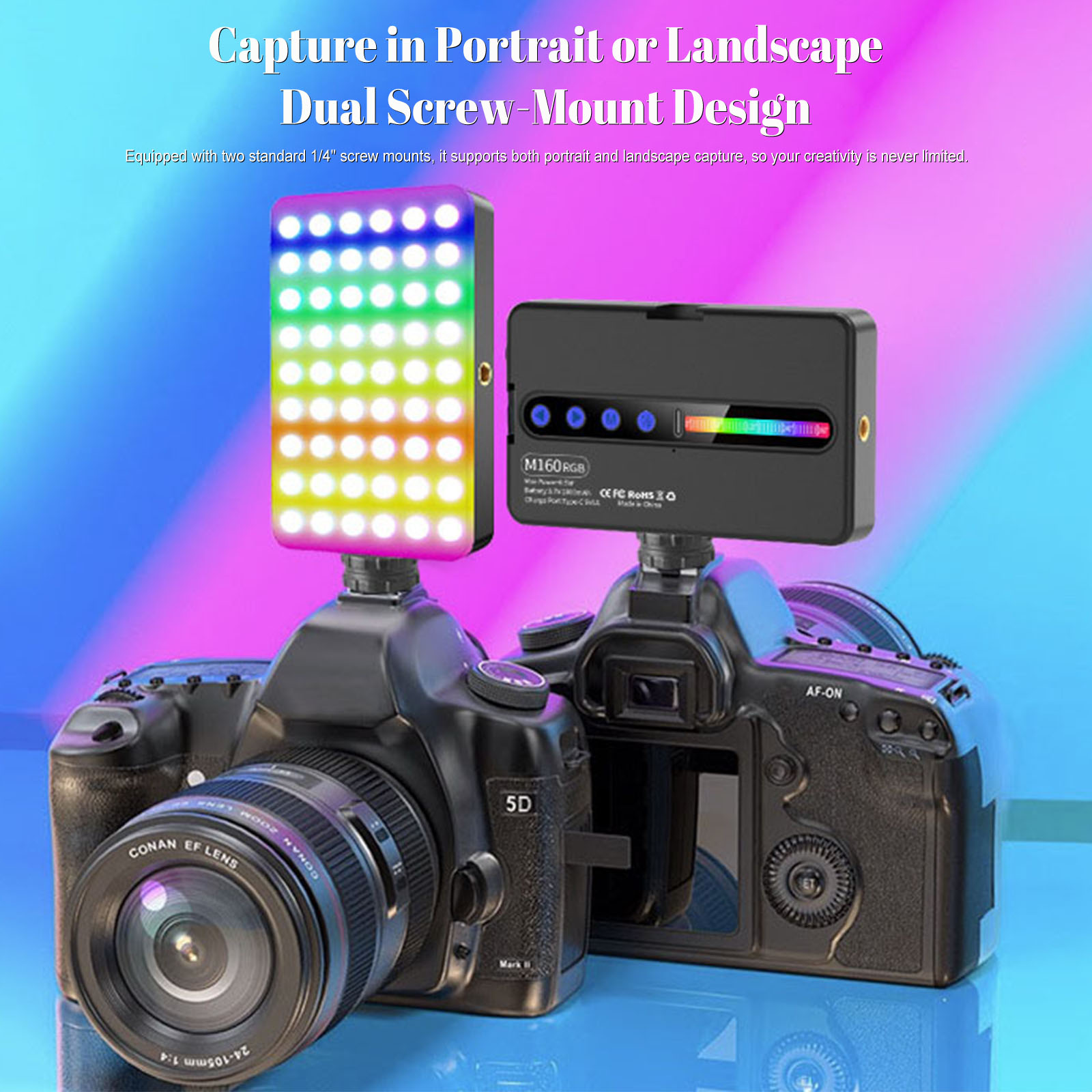6.5W ポータブル補助光 2700K-6500K ポケットビデオ会議照明 Type-C 充電 Vlogging 写真ビデオ会議用