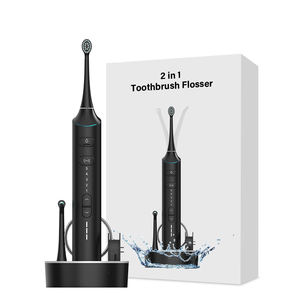 2-in-1電動歯ブラシ（ウォーターフロス機能付き） TF01C、音波歯ブラシ、電動歯ブラシ、オーラルイリゲーター、38000VPM