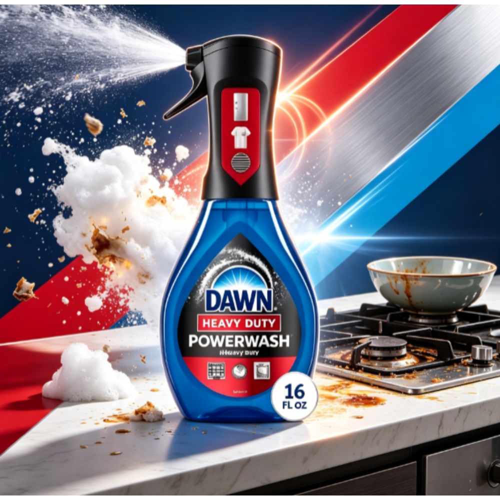 Dawn Powerwash 高耐久多目的食器クリーナー スプレー スターター キット、オールインワン食器用石鹸