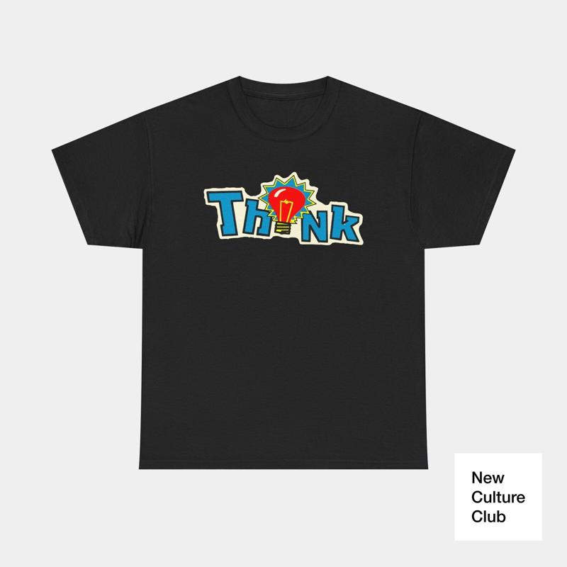 Think Skate クラシック ロゴ 赤電球 90 年代 00 年代ボード レトロ T シャツ デザイン 多くの色