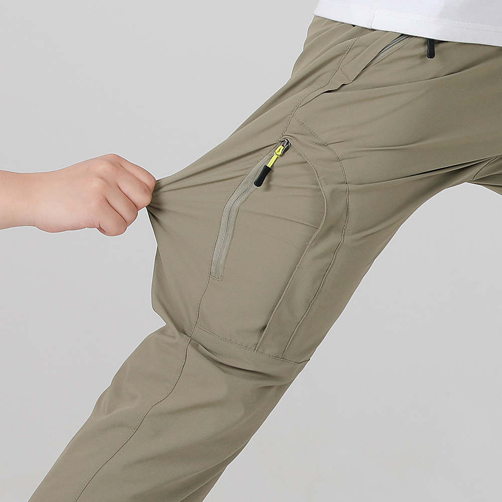 男性の登山アウトドアパンツ用の四面弾性速乾パンツ、女性の夏用の軽くて薄い弾性通気性パンツ