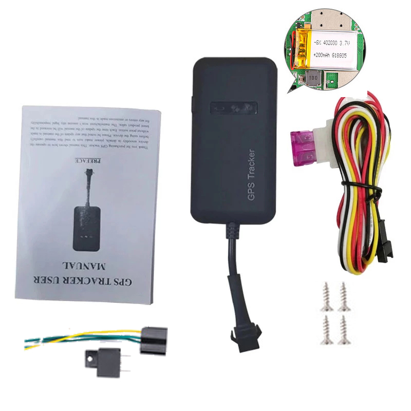 GT02D 4 ワイヤー車車オートバイ GPS トラッカー TK110 GT02A ACC アラーム振動アラームオイルカットリレー Android Apple アプリ