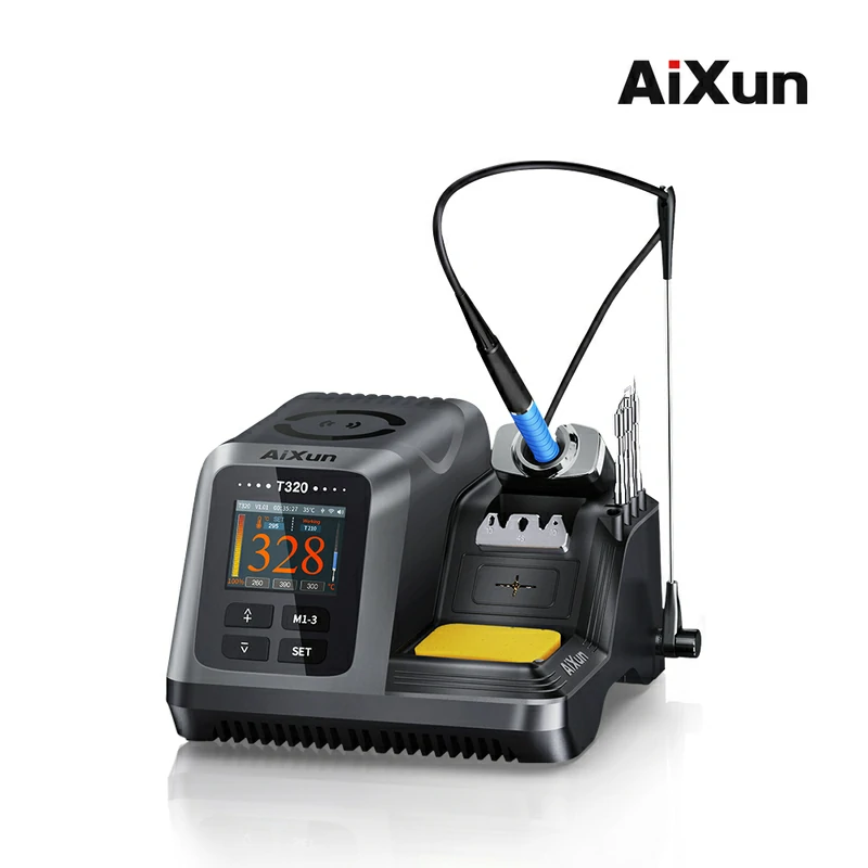 AIXUN T320 はんだステーション 200 ワット 2S 加熱はんだペースト T245 C210 はんだハンドル先端携帯電話修理溶接機