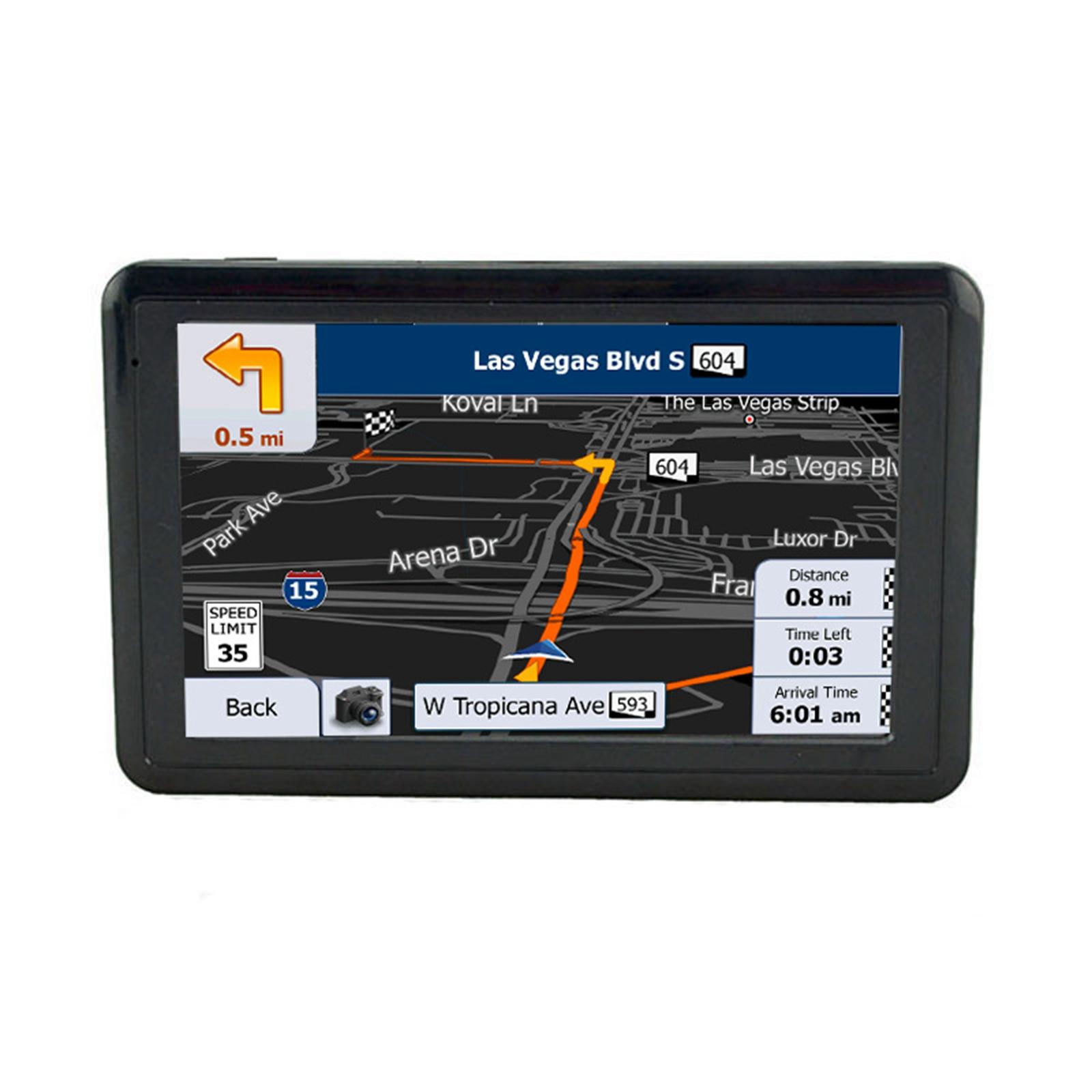 車用多機能 GPS ナビゲーション、5 インチ TFT タッチスクリーン 8GB 128 MB GPS ナビゲーター トラック GPS ナビゲーション システム GPS デバイス