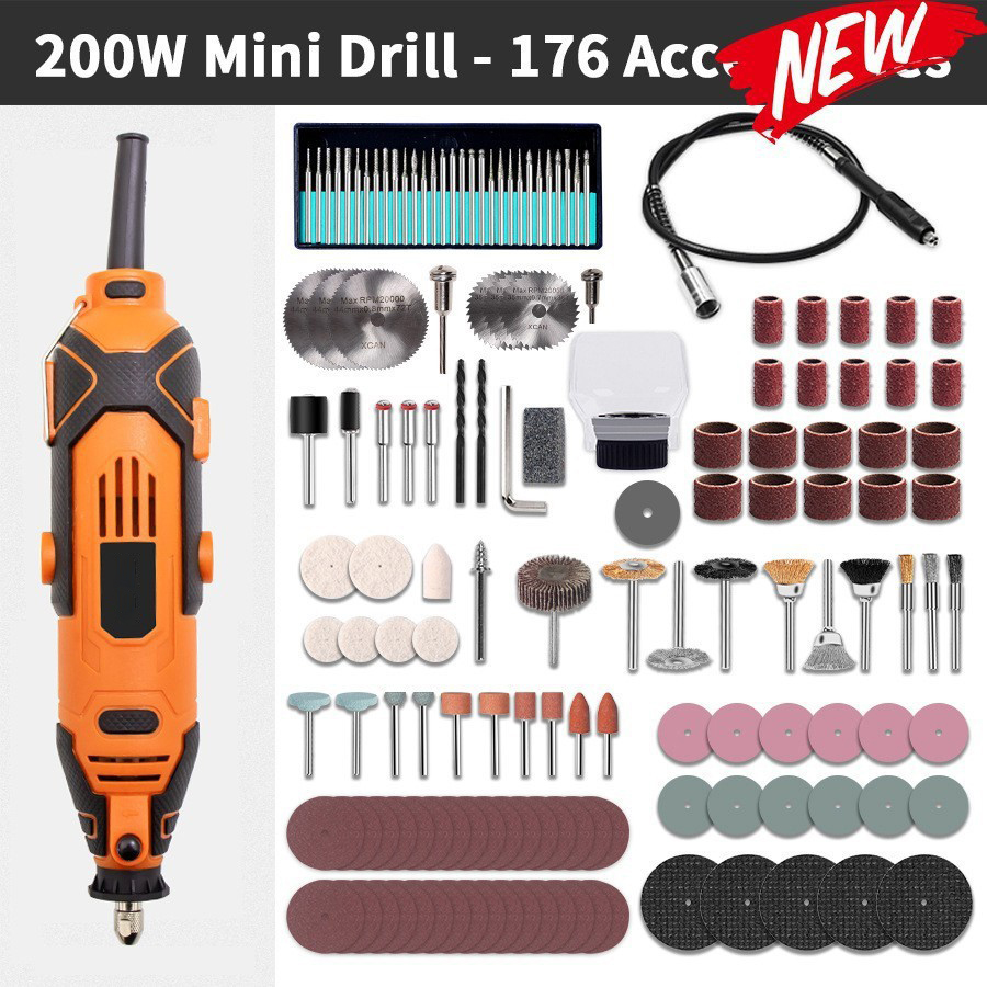 40/139 個 31000r/分彫刻電気ドリル彫刻ドレメルロータリーツールフレキシブルシャフト 6 レベル可変速ミニドリル