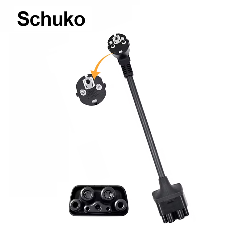 NEMA アダプターテスラ EU 16A 250V Schuko アダプター Gen 2 ユニバーサルモバイルコネクタ TPE ケーブルモデル S/Y/X/3 EV コネクタ付き