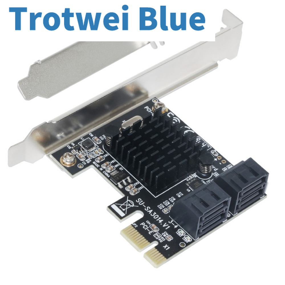 Marvell 88SE9215 PCIE - SATAカード PCI-Eアダプター PCI Express - SATA3.0拡張カード 4ポート SATA III 6G SSD HDD IPFSマイニング用