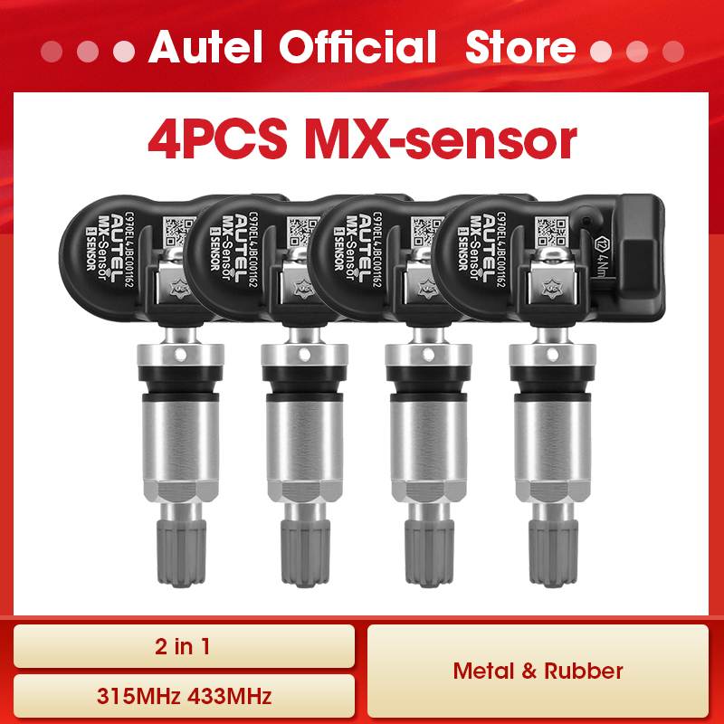 Autel MX センサー 433 315MHZ TPMS センサータイヤ修理ツールスキャナータイヤ空気圧モニターテスタープログラミング MX センサー