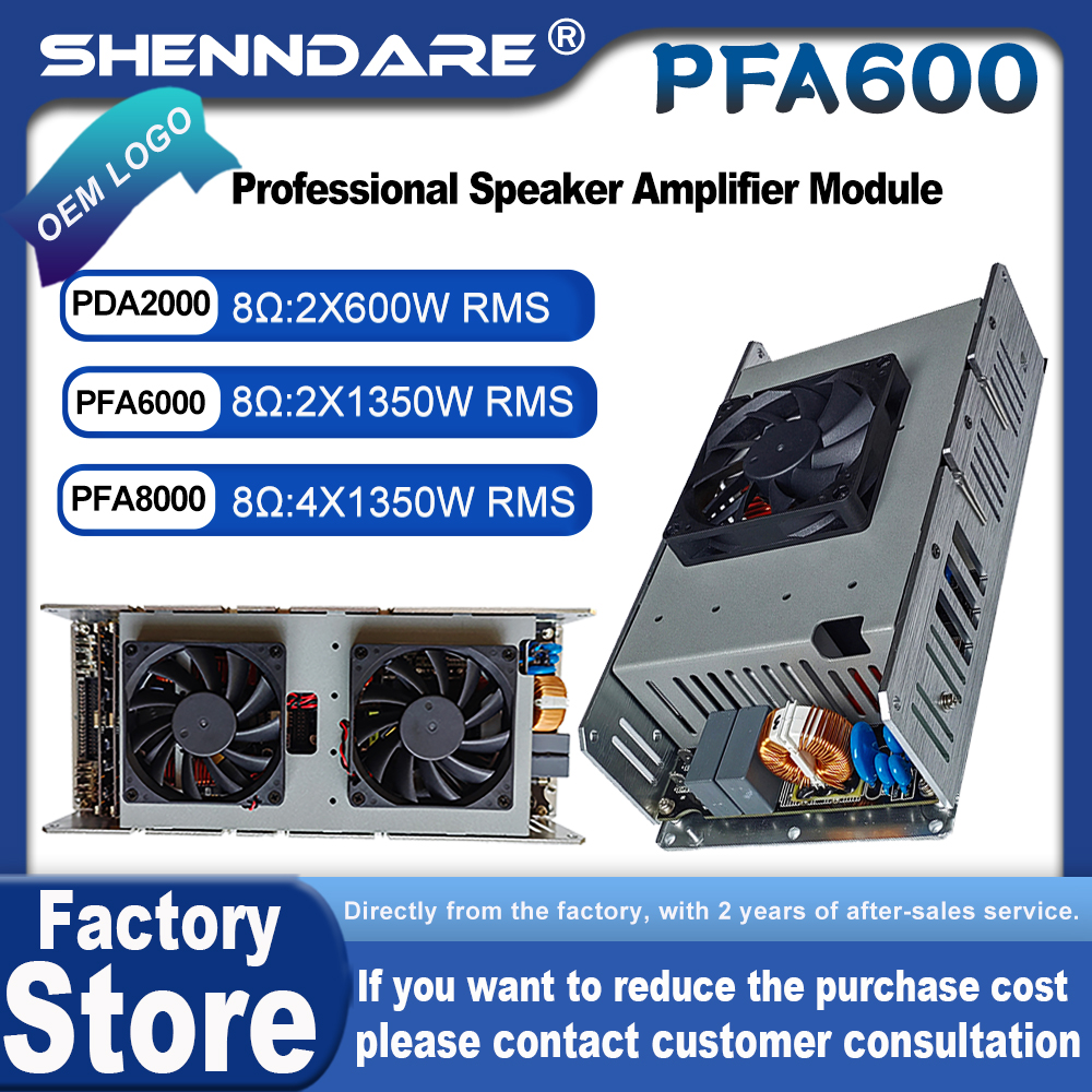 SHENNDARE PFA6000 クラス D アンプモジュール 4000W ブリッジモノラル 2x2000W ステレオプロオーディオ電源ボードアクティブサブウーファー DIY 用