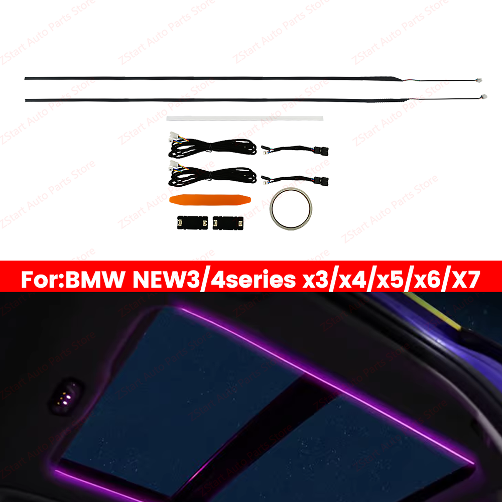 11 色の LED サンルーフライト BMW G20 新 3 シリーズ 5 シリーズ G01 G05 G30 X3 X4 X5 X6 X7 車内天窓アンビエントライト