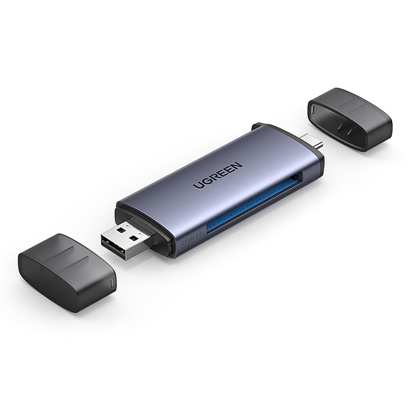 UGREEN CFast カードリーダー USB 3.0 USB C to CFast 2.0 メモリカードリーダー コンピュータ PC MacBook Air Pro 用