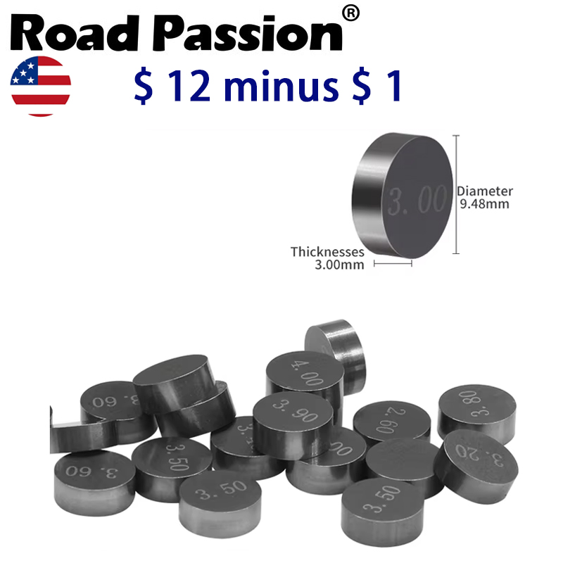 5 pcs Motorcycle Engine Parts Adjustable Valve Gasket Pad Shim 9.48mm Complete Kit Cams For Honda Suzuki Yamaha Kawasaki