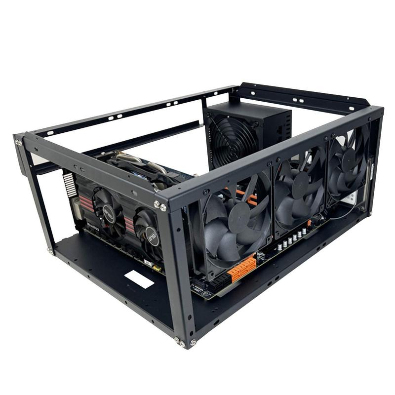 E03 スタッカブル DIY オープンシャーシ X79 X99 デュアル EATX マザーボードコンパクト ATX ミッドタワーケースコンピュータケースシャーシ水冷ラック