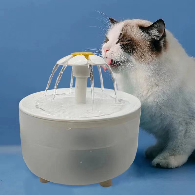 ペット噴水自動フィルター USB 電動ミュート猫ドリンカーボウル 1200 ミリリットル再循環フィルタリングドリンカー猫用ウォーターディスペンサー