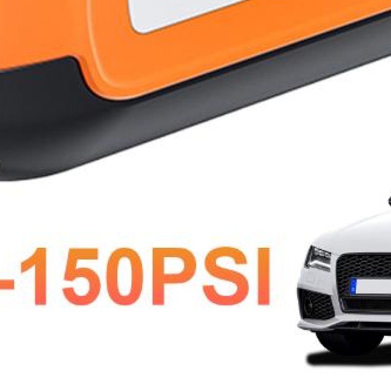 カーバッテリージャンプスターター 150PSI タイヤインフレーターポンプ ポータブルカーバッテリーブースター カーバッテリージャンパースターター LEDライト付き