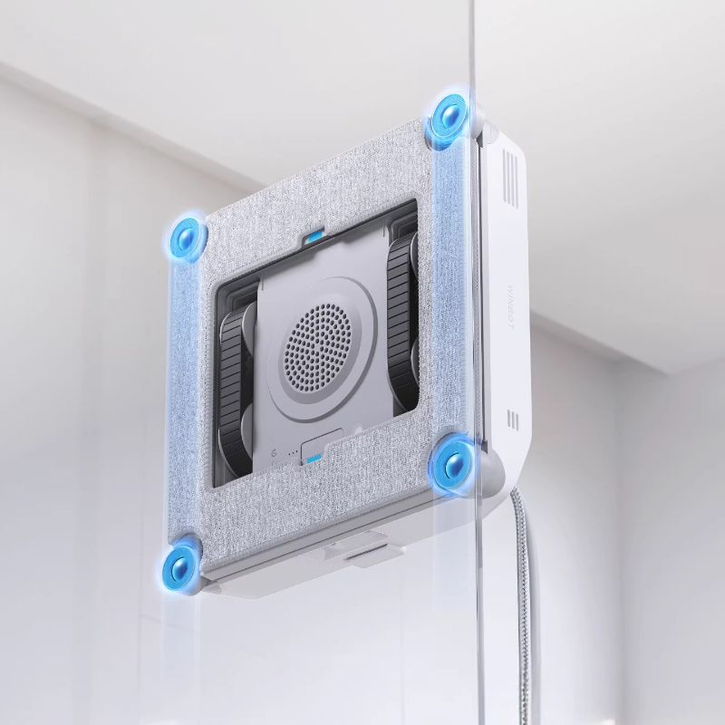ECOVACS 新しいスマートロボット窓洗浄用 WINBOT MINI2 窓掃除ロボット 8000Pa ガラス掃除機 100-240V