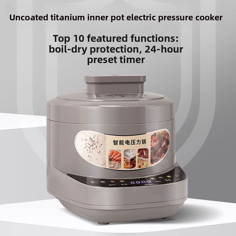 ハイエンドの新しい電気圧力鍋 3L スマートノンコーティングチタン内釜多機能炊飯器 24 時間