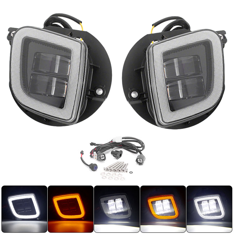 アンバーターンシグナルライトオートバイ LED フォグライトホワイト DRL ポジションランプホンダゴールドウィング GL1800 F6B 2013-2017 ヴァルキリー 1800