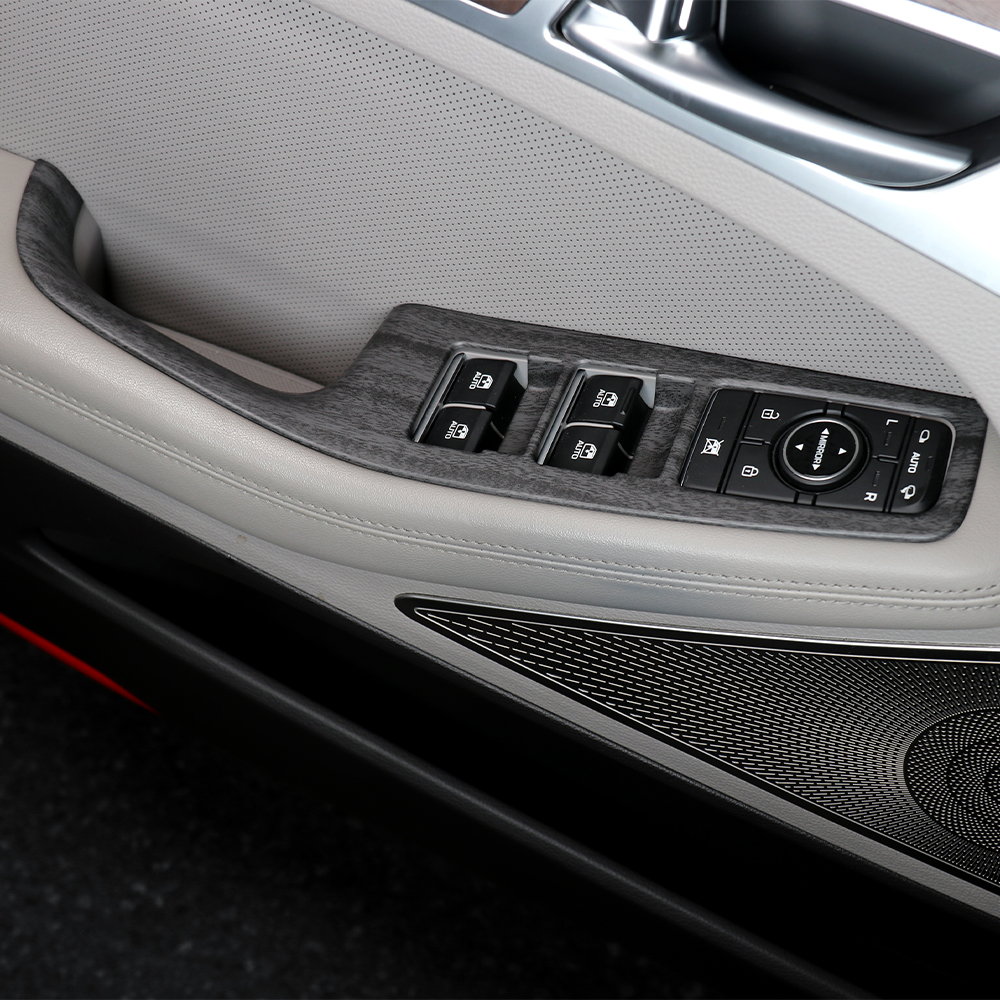 4 個ジェネシス G80 DH 2015-2020 LHD ABS ウィンドウスイッチボタンパネルカバートリム自動車インテリアアクセサリー