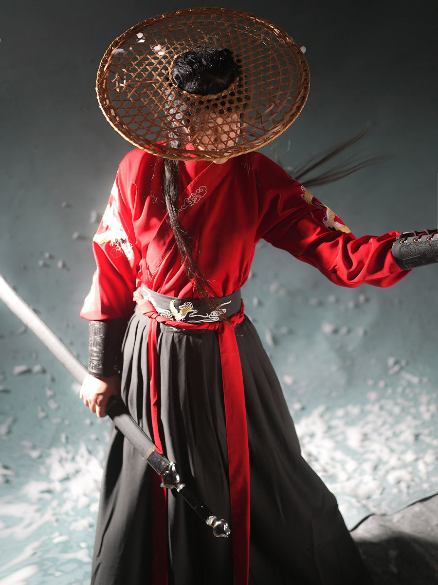 2024 中国ローブ古代騎士韓服男性女性 Aldult 着物剣士韓服伝統ヴィンテージエスニックコスプレダンス衣装