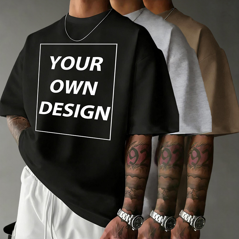 パーソナライズされたカスタムプリント夏綿快適な Tシャツの基本ファッション半袖ストリートスポーツ Tシャツルーズ通気性トップ