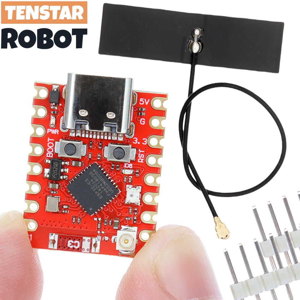 TENSTAR ESP32-C3 Supermini Plus 開発ボード WiFi Bluetooth ESP32 C3 スーパーミニ V2.0 レッドボード