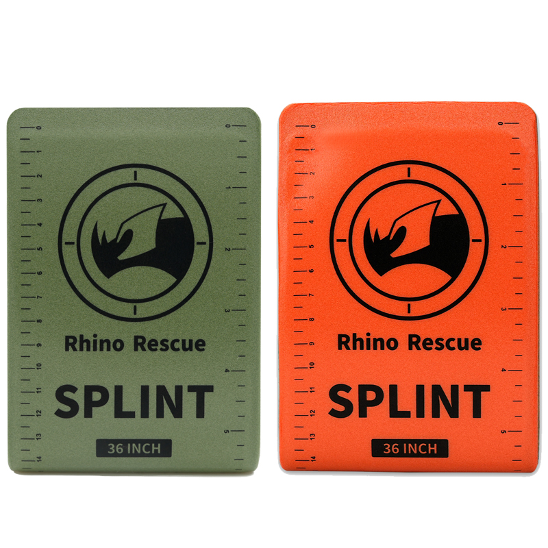 Rhino レスキュー緊急副子成形可能な医療応急処置サバイバル軽量再利用可能な戦闘副木キャンプ用