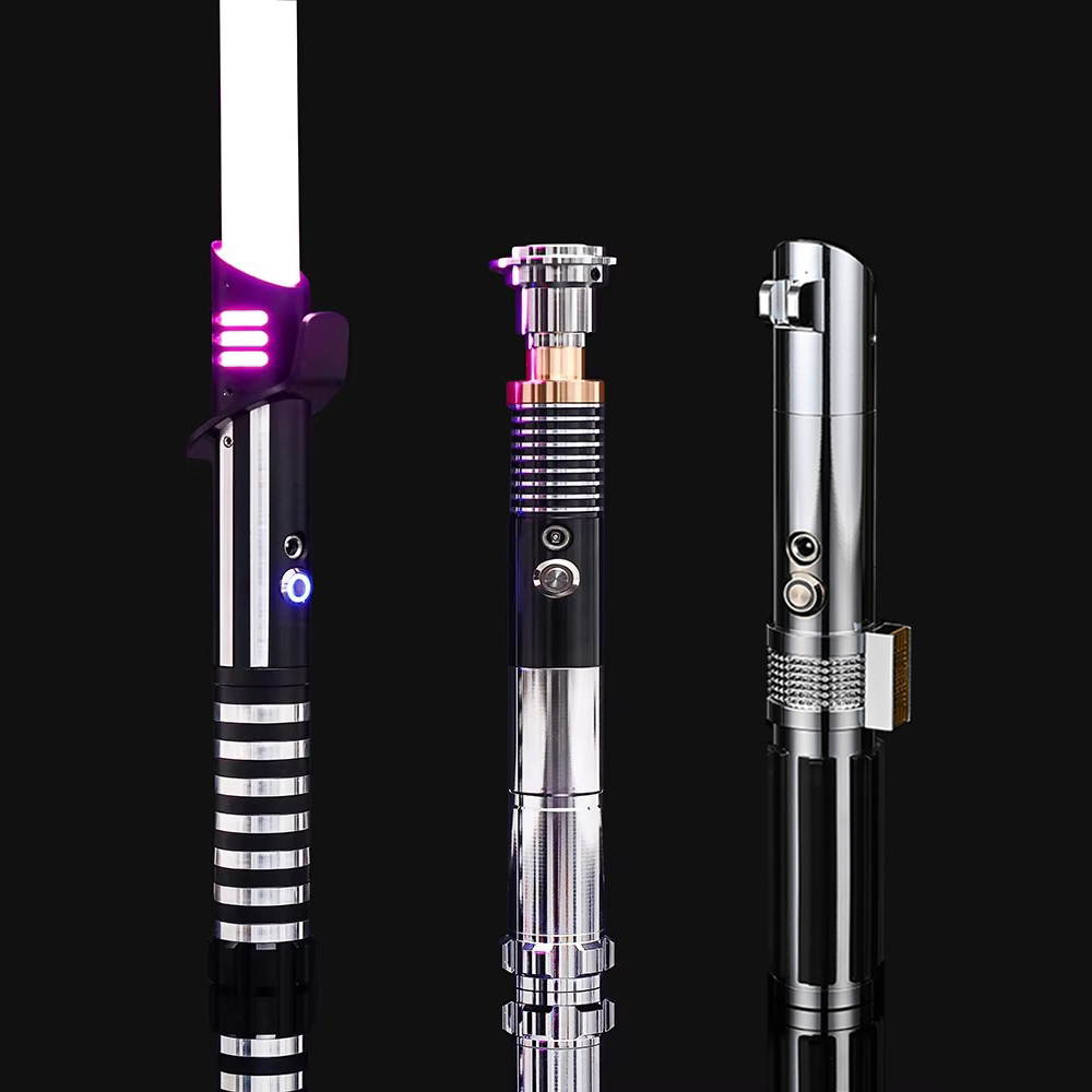 ルーク RGB メタルライトセーバー剣ライトセーバー Kpop ライトスティック点滅レイブおもちゃエスパーダ Brinquedos Juguetes Zabawki