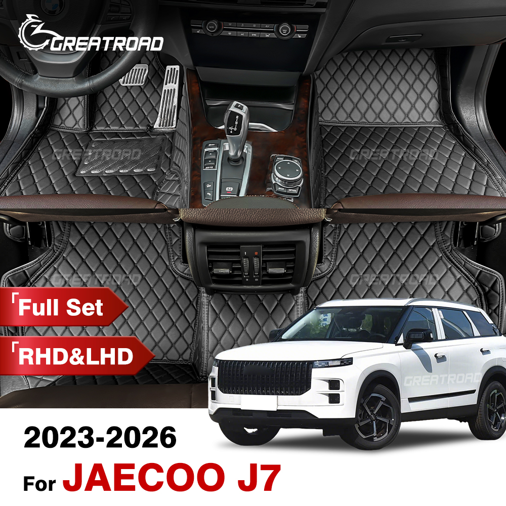 カスタム車のフロアマット JAECOO J7 PHEV 2023 2024 2025 2026 自動車カーペットカバーインテリアアクセサリー保護パッド部品