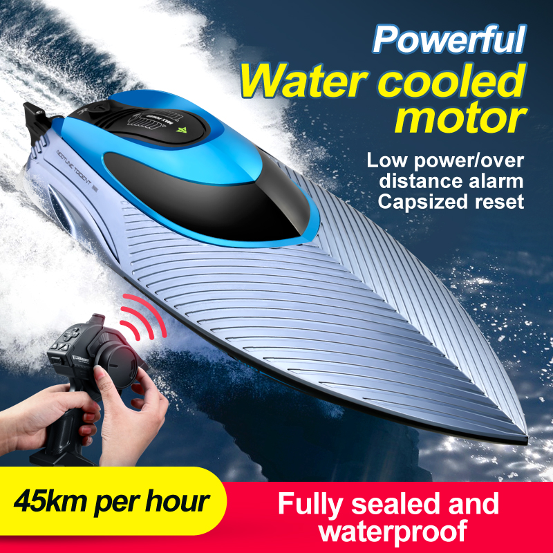 S3 RC バッテリーボート 2.4Ghz 45km/h 高速リモコンレーシングスピードボートライト付き