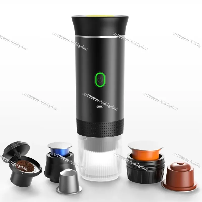 3-in-1 ワイヤレス USB ポータブル カプセル コーヒー メーカー ミニ エスプレッソ マシン キャンプ 旅行 ホーム用