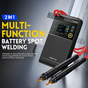 Fnirsi SWM-10 ポータブルスポット溶接機 1200A ミニ温度調節可能ハンダごて 携帯電話用はんだ付け機・修理ツール