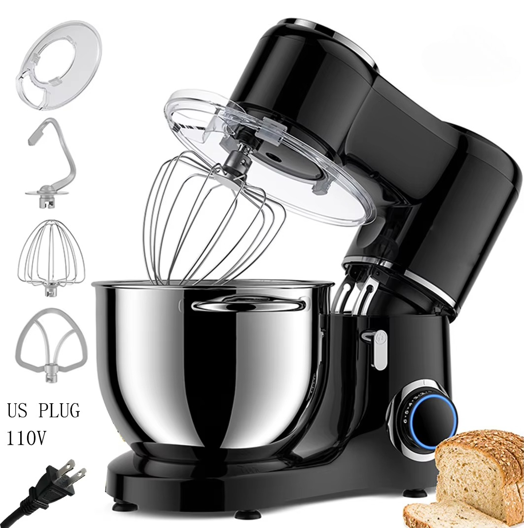 660 ワット電気 8L パンメーカー生地フック 110 ボルトキッチン小麦粉ベーカリー食品ミキサー OEM キッチン小麦粉米国プラグ