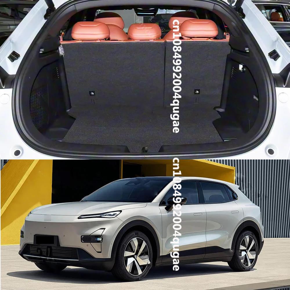 車のトランクマット Deepal S05 S5 2023 2024 2025 2026 2027 車のフロアマットフットパッドカーゴライナーインテリアアクセサリー 0