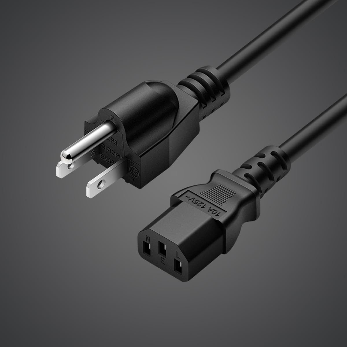 TOWE 8 コンセント IEC C13 メタル PDU 電源タップ 10A 2500W サージプロテクター ラックマウント US プラグ付き サーバー データセンター用