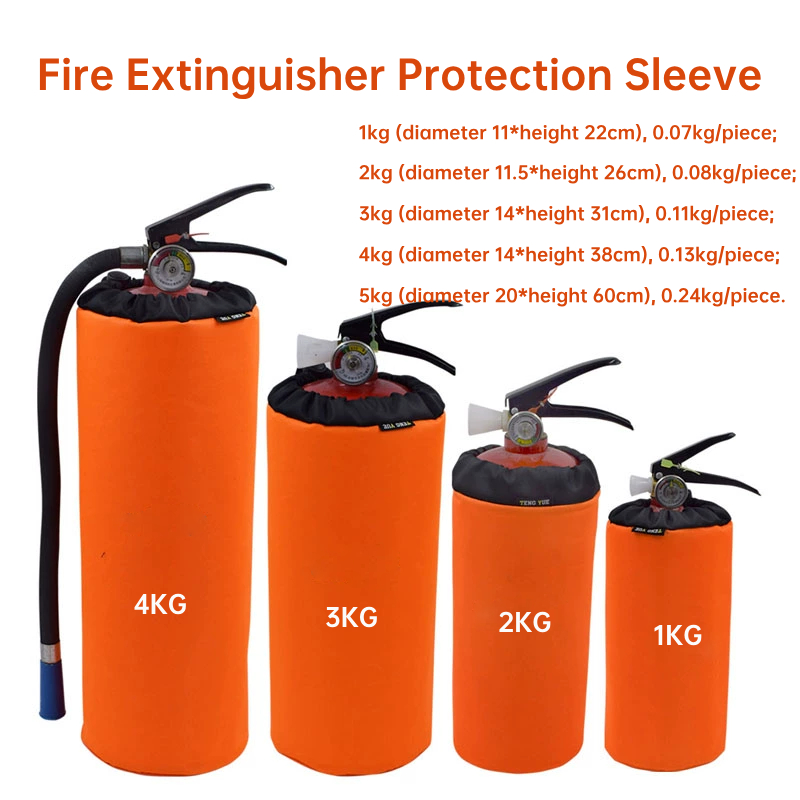 消火器保護カバー、1KG/2KG/3KG/4KG保護スリーブ、収納バッグ肥厚防塵および傷防止バッグ