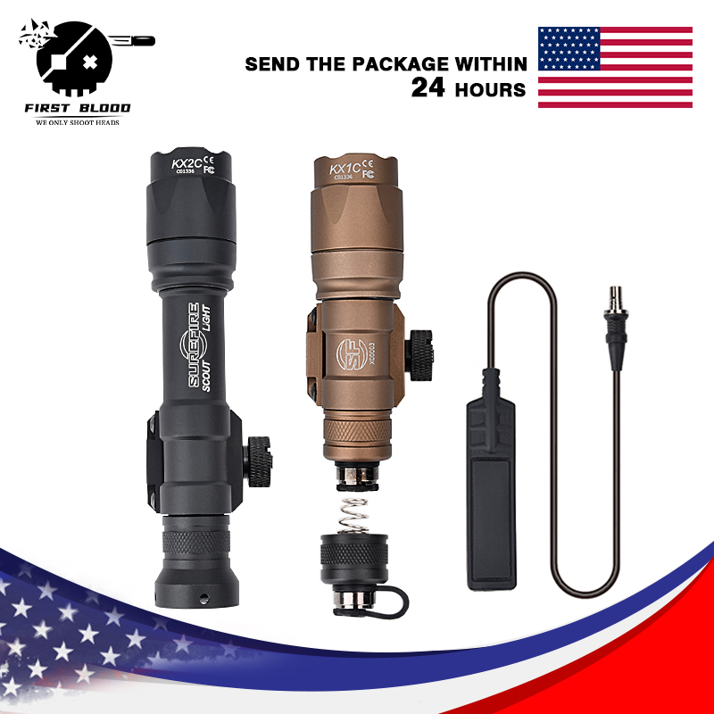 Surefire M300 M600 LED 戦術懐中電灯スカウトライト 20 ミリメートルピカティニーレール屋外狩猟エアガンアクセサリーに対応
